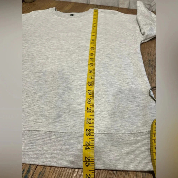 🩶 LAZYPANTS Grey Crewneck Sweatshirt – Size S - Picture 4 of 10